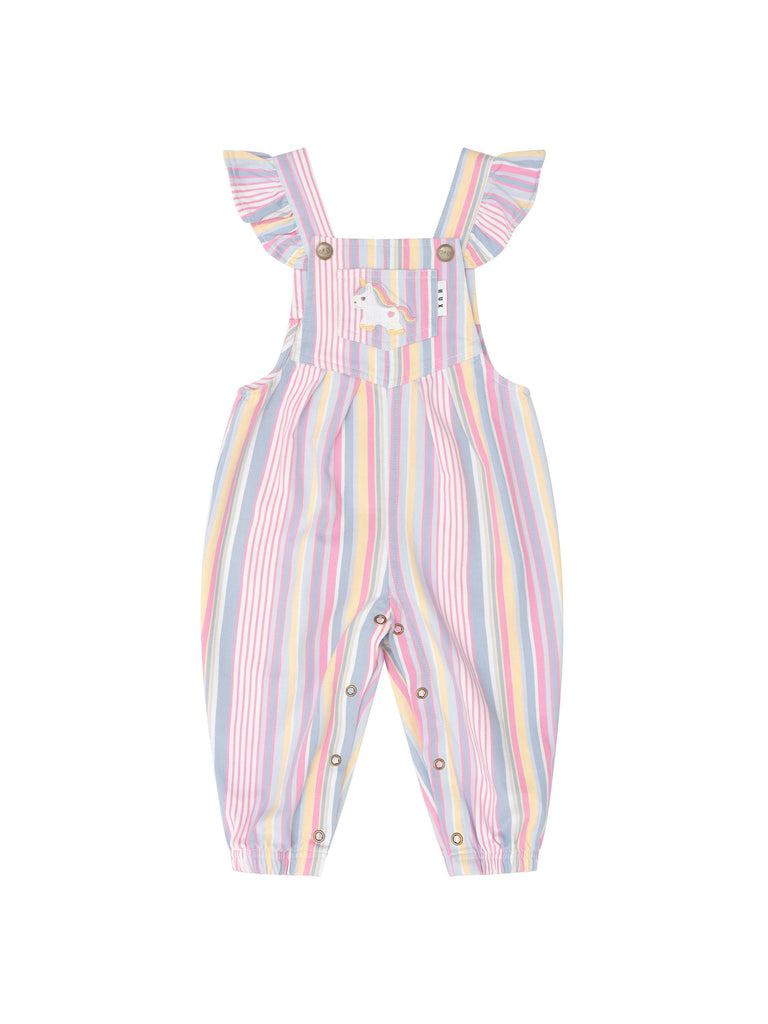 RAINBOW STRIPE OVERALL