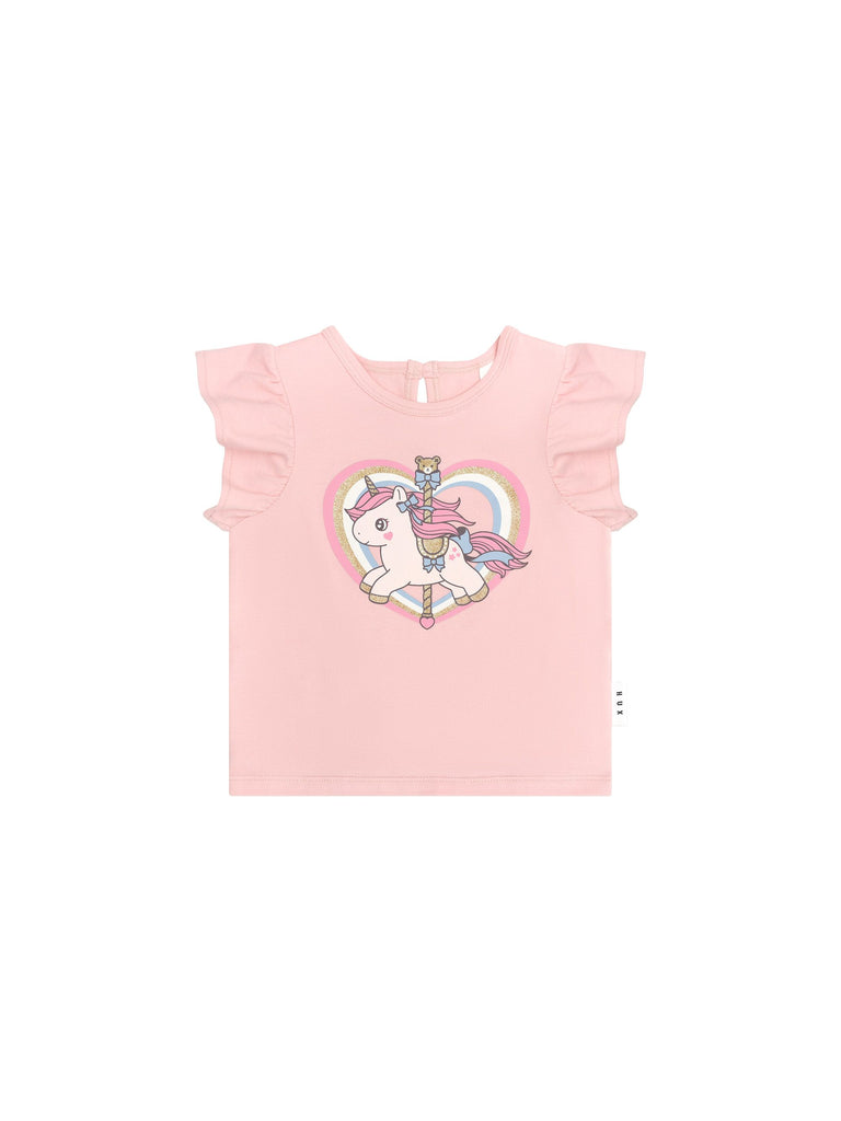 CAROUSEL FRILL T-SHIRT