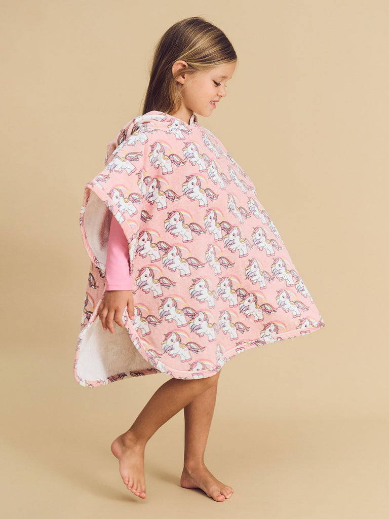 RAINBOW UNICORN SWIM PONCHO