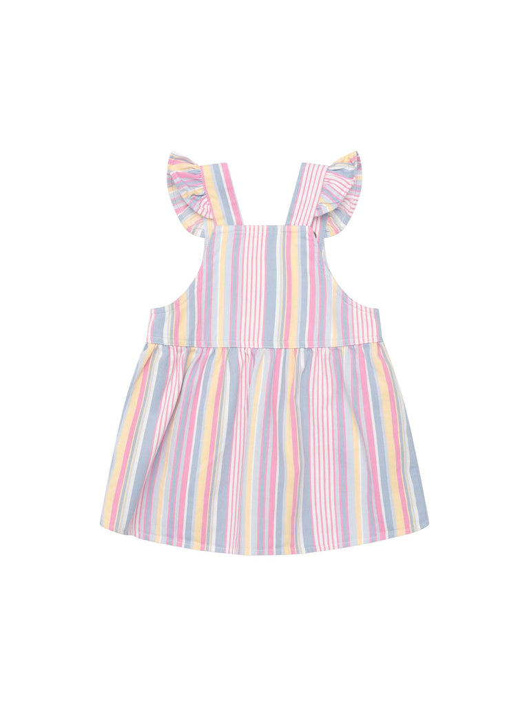 RAINBOW STRIPE PINAFORE