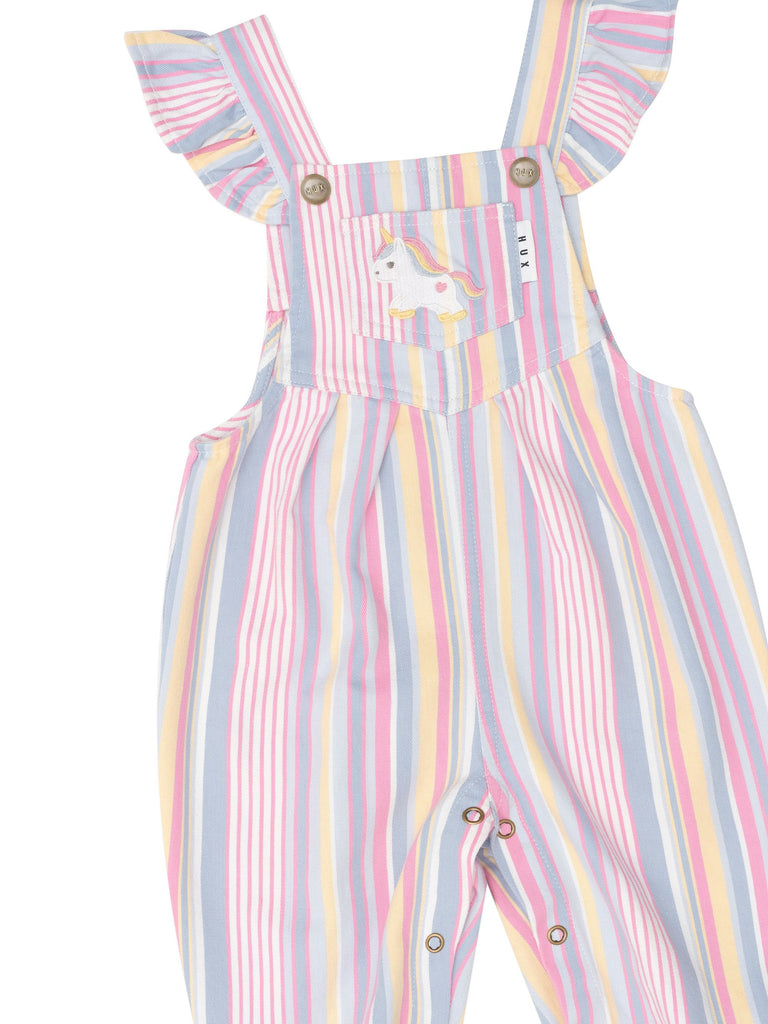 RAINBOW STRIPE OVERALL