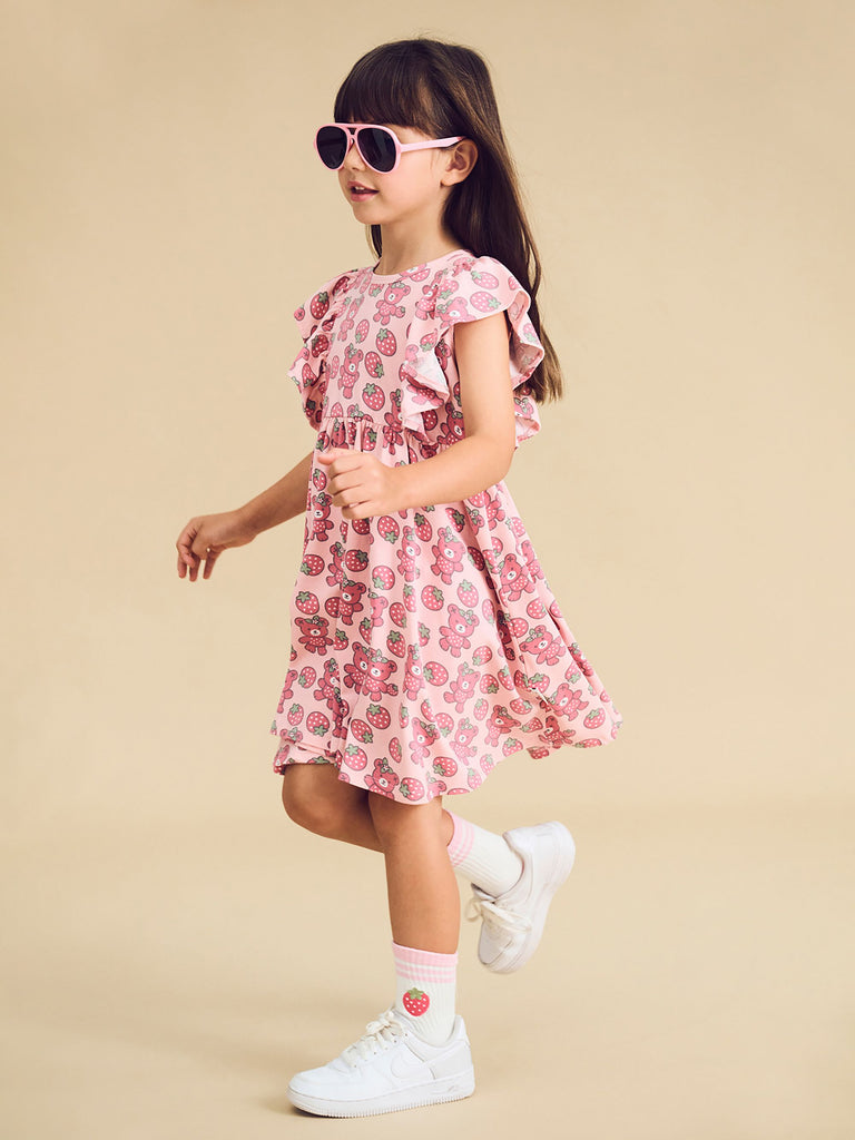 BERRY BEAR FRILL DRESS