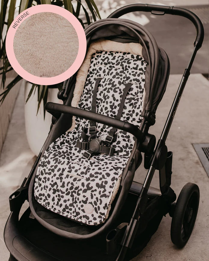 Cozy Fleece Pram Liner | Leopard