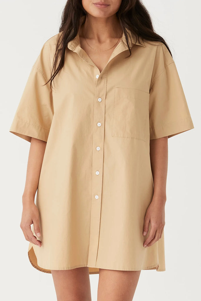 Drew Shirt Dress // Honey